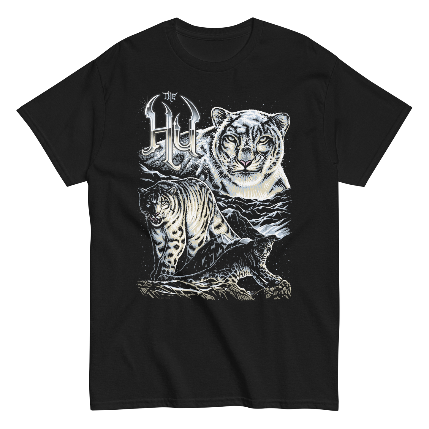 Snow Leopard Collage Tee