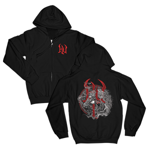 Horse zip best sale up hoodie